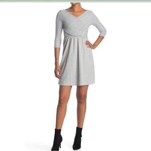 VANITY ROOM Gray Dress XL. NWT
